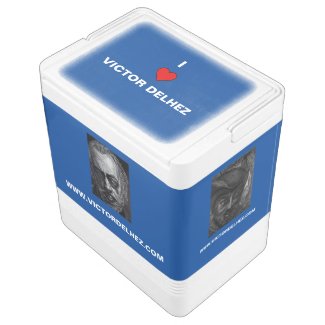 I love Victor Delhez Igloo coolbox (blue) Igloo Cool Box