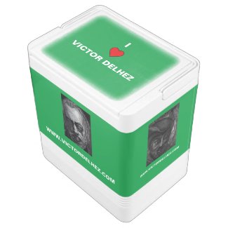 I love Victor Delhez Igloo coolbox (green) Igloo Cool Box