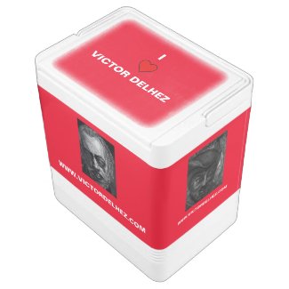 I love Victor Delhez Igloo coolbox (red) Igloo Cool Box