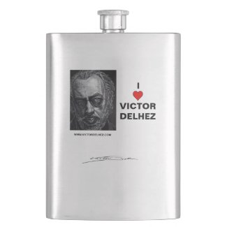 I love Victor Delhez premium flask