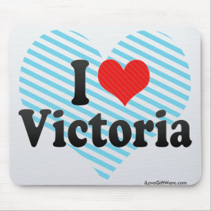 I Love Victoria Mouse Mat