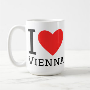 I love vienna coffee mug