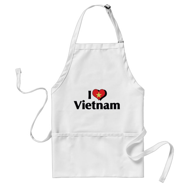 I Love Vietnam Flag Standard Apron (Front)