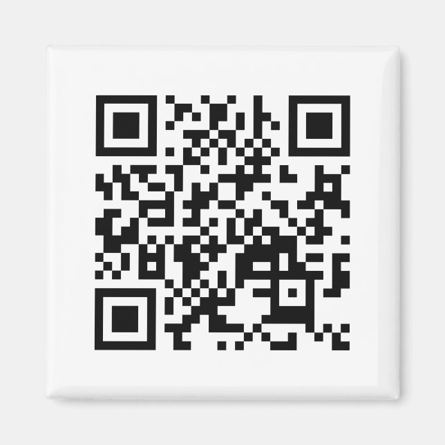 I Love Vietnam (Tôi Yêu Việt Nam) Flag QR Code Magnet (Front)