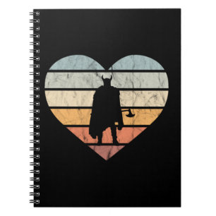 I Love Viking Warrior With Axe Notebook