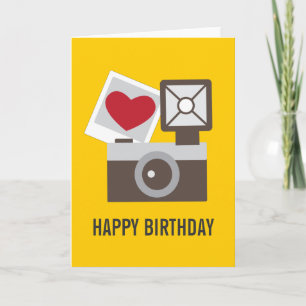 I Love Vintage Camera Card