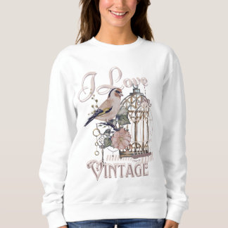 I Love Vintage  Sweatshirt