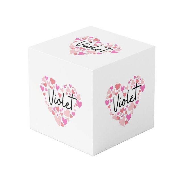 I love Violet Cube (Front Angled)