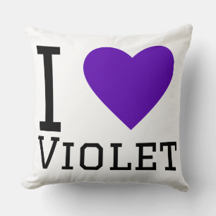 I love violet  cushion
