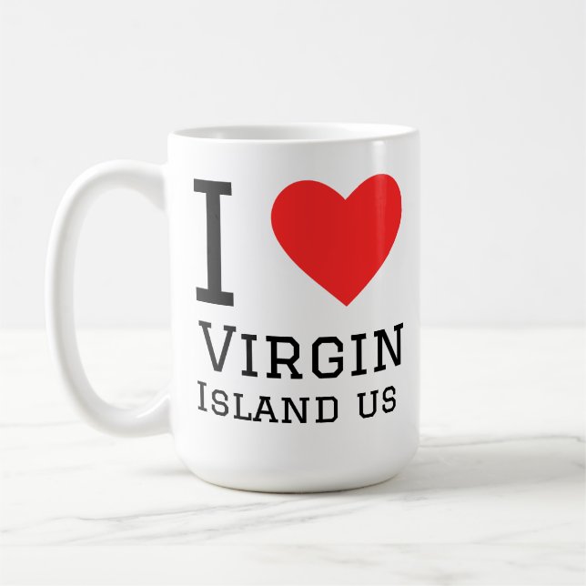 I love Virgin Islands us  Coffee Mug (Left)