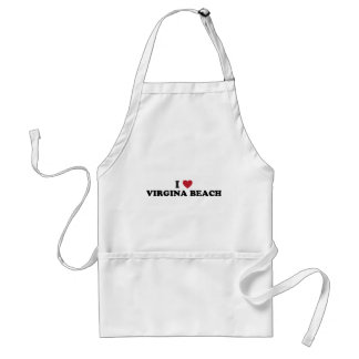 I Love Virginia Beach Virginia Standard Apron