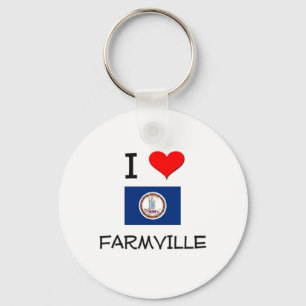 I Love Virginia Key Ring