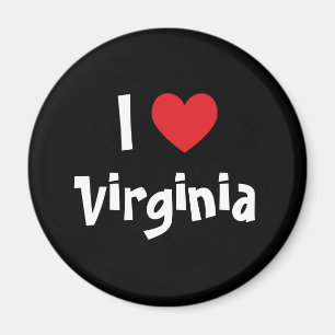 I Love Virginia Magnet