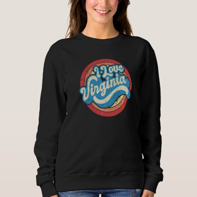 I Love Virginia   Sweatshirt (Front)