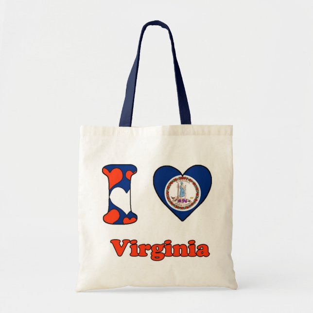 I love Virginia Tote Bag (Front)