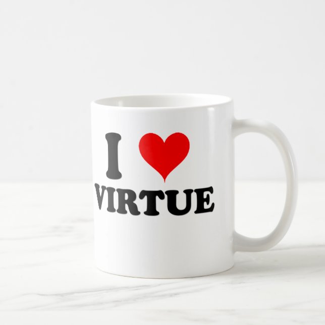 I Love Virtue Coffee Mug (Right)