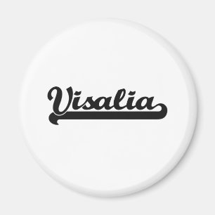I love Visalia California Classic Design Magnet