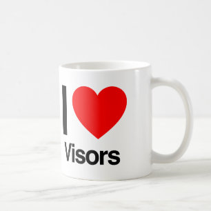 i love visors coffee mug