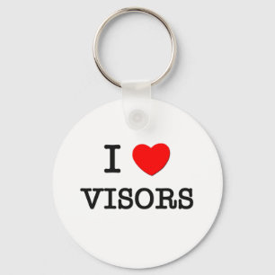 I Love Visors Key Ring
