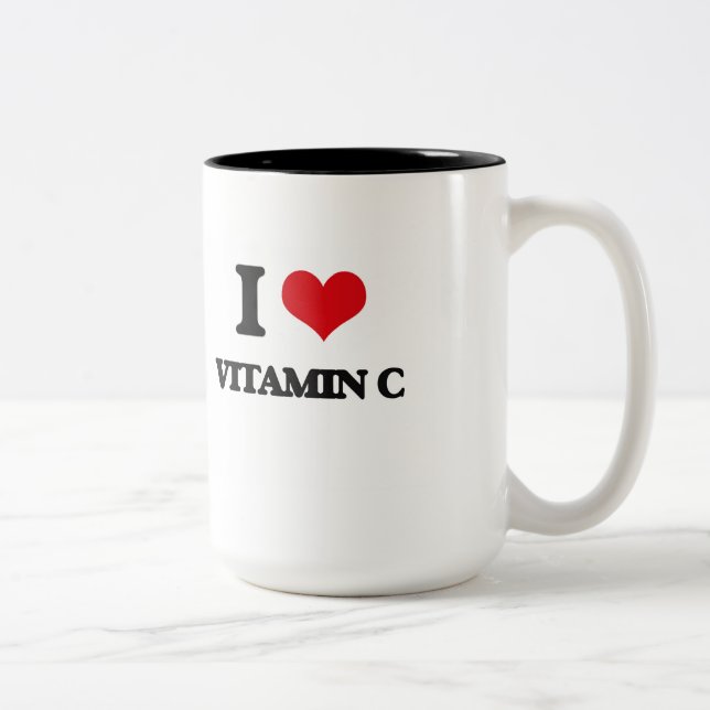 I love Vitamin C Two-Tone Coffee Mug (Right)