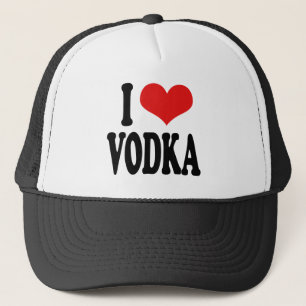 I Love Vodka Trucker Hat