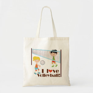 I Love Volleyball Gift Tote Bag
