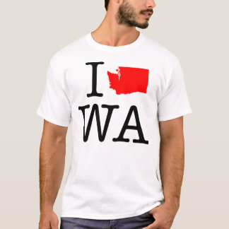 I Love WA Washington T-Shirt