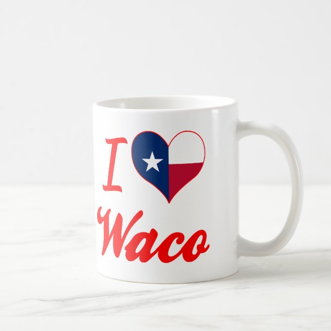 I Love Waco, Texas Coffee Mug (Right)