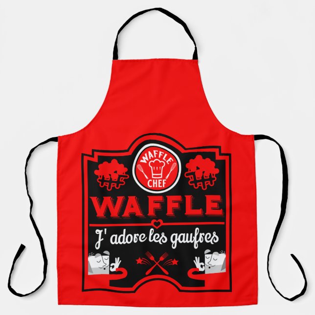 I love Waffles Apron (Front)
