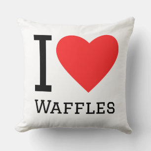 I love waffles cushion