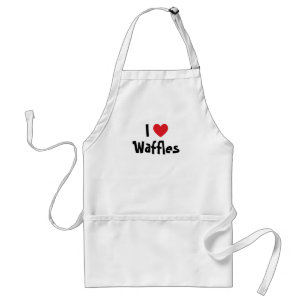 I Love Waffles Standard Apron
