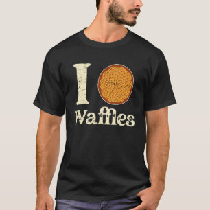 I Love Waffles Waffle Men Women Kids Christmas Bak T-Shirt