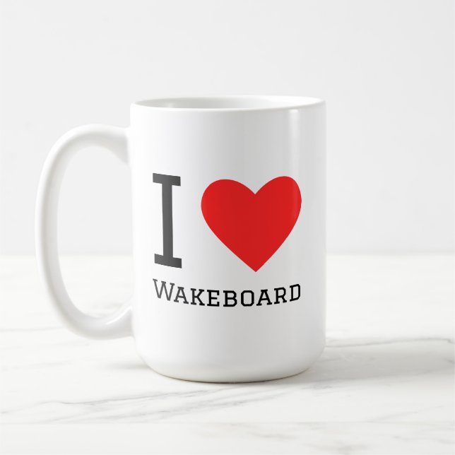 I love wakeboard coffee mug (Left)