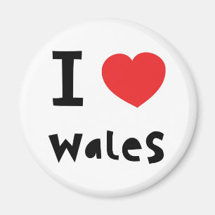 I love Wales magnet