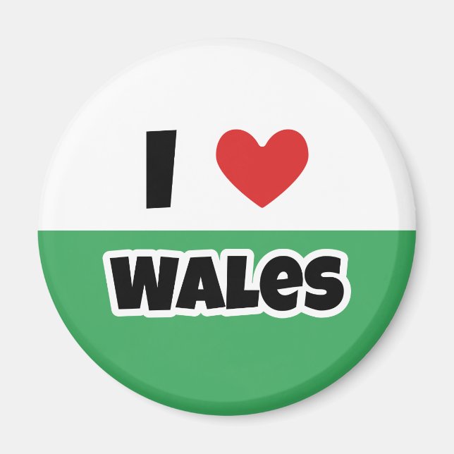 I love Wales Magnet (Front)