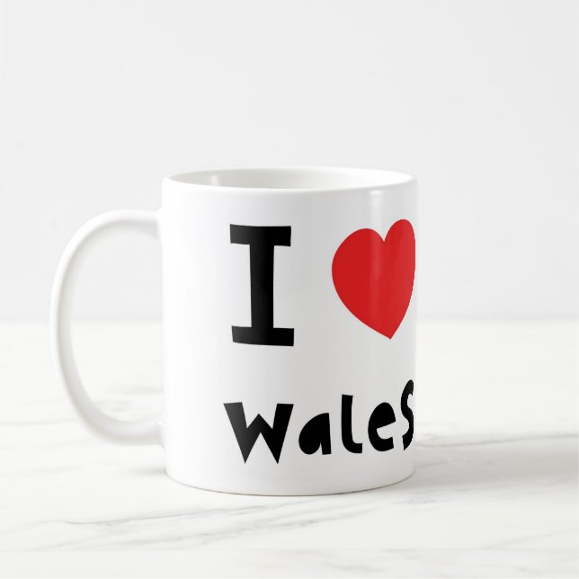 I love Wales mug (Left)