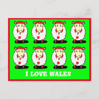I  love Wales postcard