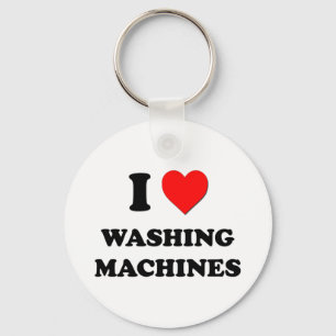 I love Washing Machines Key Ring