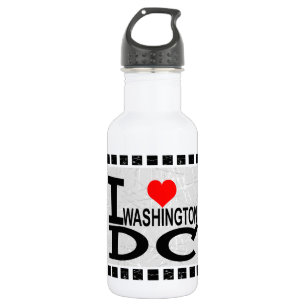 I love Washington D.C - 532 Ml Water Bottle