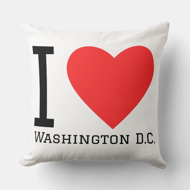 I love Washington D.C. Cushion (Front)