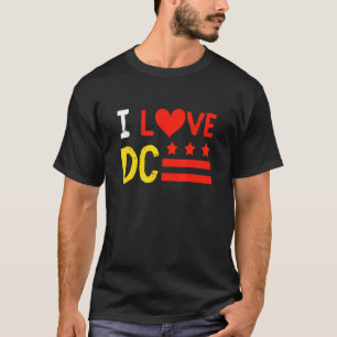 I Love Washington D C District of Columbia Native T-Shirt