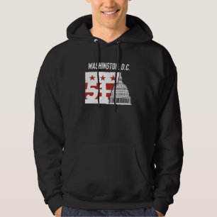 I Love Washington D C District of Columbia Stateho Hoodie