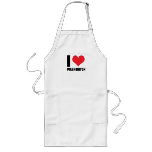 I love Washington Long Apron