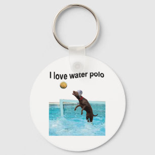 I love water polo key ring