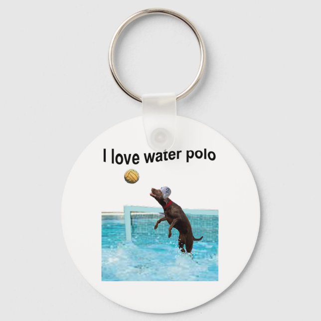 I love water polo key ring (Front)