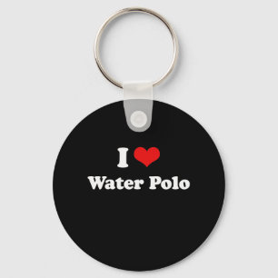 I Love Water Polo Tshirt Key Ring