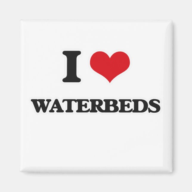 I Love Waterbeds Magnet (Front)