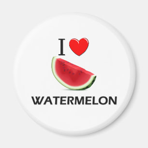 I Love Watermelon Magnet