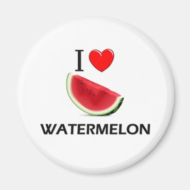 I Love Watermelon Magnet (Front)