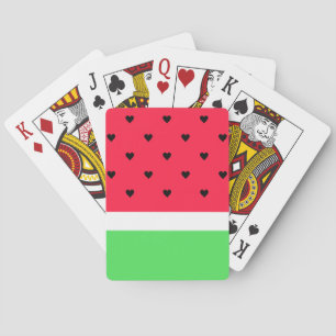 I Love Watermelon Playing Cards